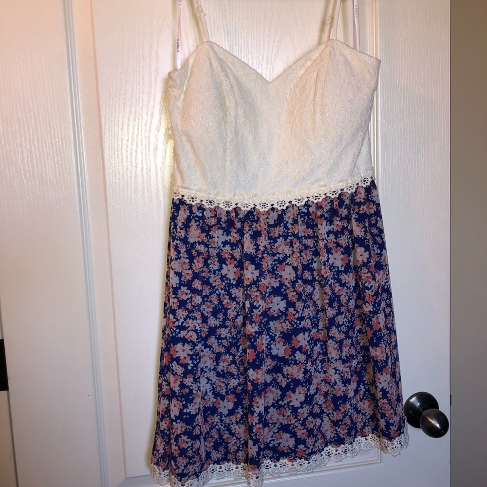 Lace/floral sundress